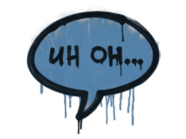 Sealed Graffiti | Uh Oh (Monarch Blue)