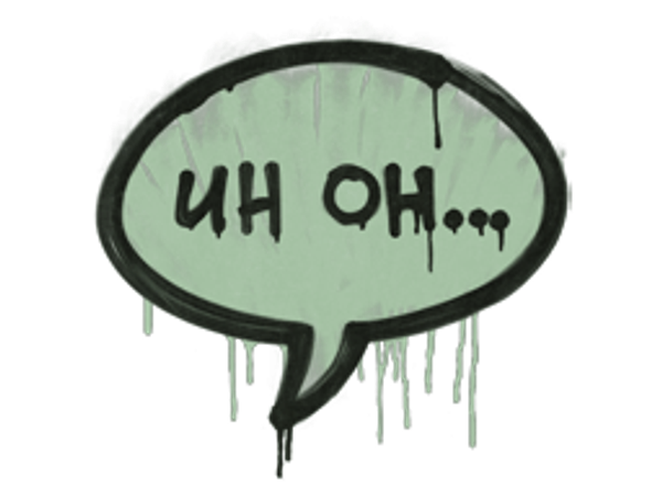 Sealed Graffiti | Uh Oh (Cash Green)