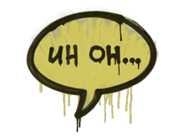 Sealed Graffiti | Uh Oh (Tracer Yellow)