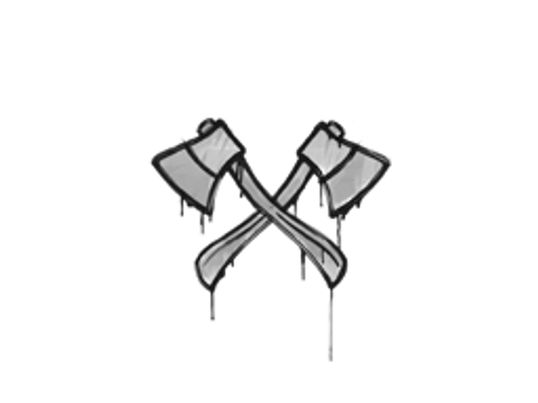 Sealed Graffiti | X-Axes (Shark White)