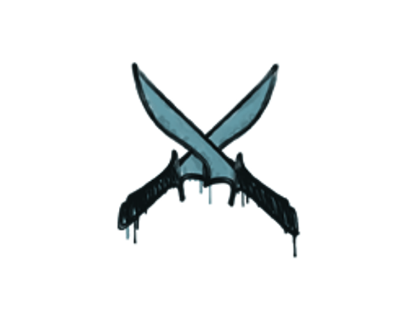 Sealed Graffiti | X-Knives (Wire Blue)