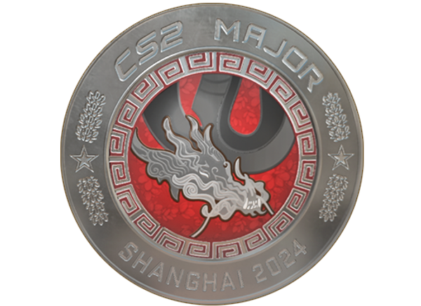 Серебряная монета шанхайского мейджора 2024 года