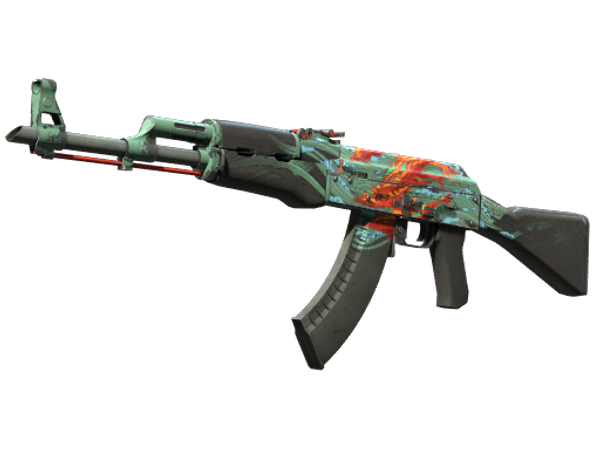 StatTrak™ AK-47 | Аквамариновая месть (Поношенное)