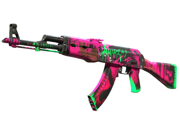 StatTrak™ AK-47 | Неоновая революция (Немного поношенное)