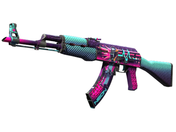 StatTrak™ AK-47 | Неоновый гонщик (Поношенное)