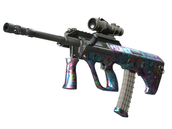 StatTrak™ AUG | Death by Puppy (Minimal Wear)