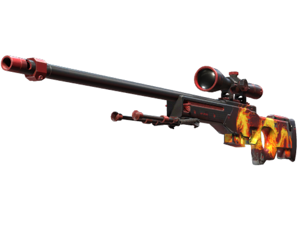 StatTrak™ AWP | Дикое пламя (Поношенное)