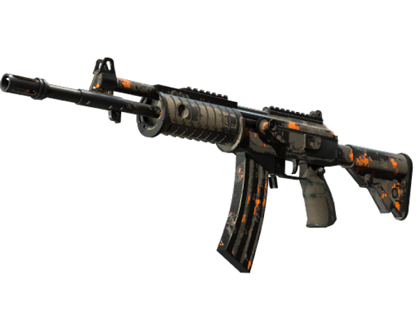 StatTrak™ Автомат «Галиль» | Пиксельный камуфляж «Ржавчина» (Закалённое в боях)