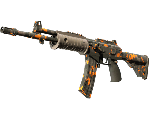 StatTrak™ Автомат «Галиль» | Пиксельный камуфляж «Ржавчина» (Прямо с завода)