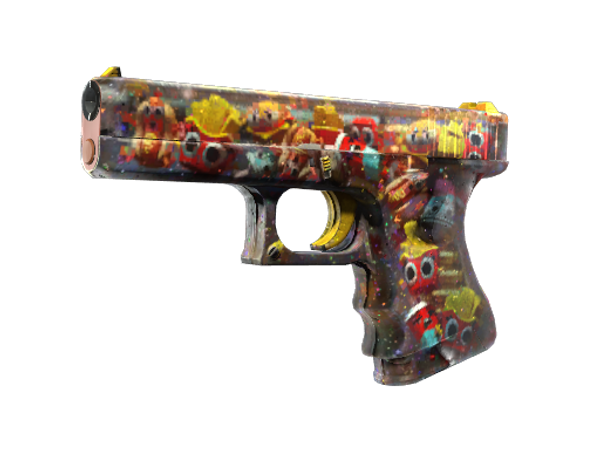 StatTrak™ Glock-18 | Snack Attack (Battle-Scarred)