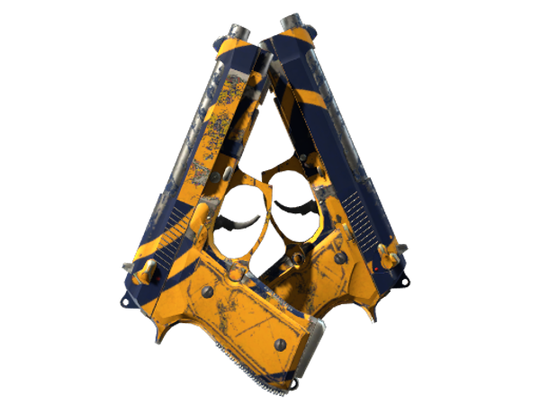 StatTrak™ Dual Berettas | Причал (Поношенное)