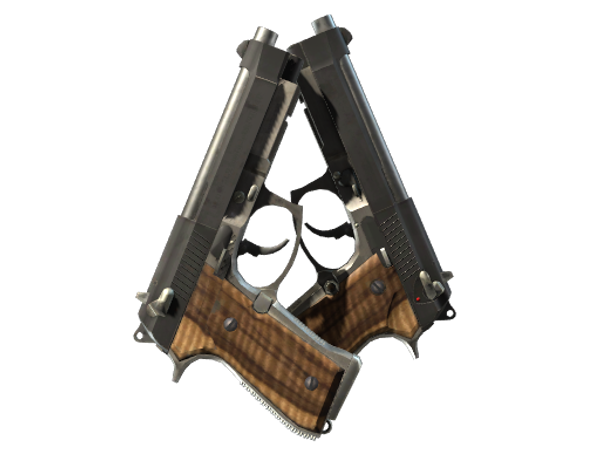 StatTrak™ Dual Berettas | Черная лимба (Прямо с завода)