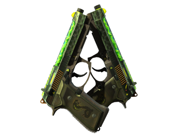 StatTrak™ Dual Berettas | Удар кобры (Прямо с завода)