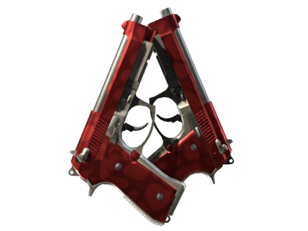 StatTrak™ Dual Berettas | Hemoglobin (Factory New)