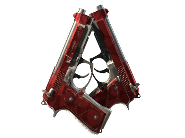 StatTrak™ Dual Berettas | Гемоглобин (После полевых испытаний)