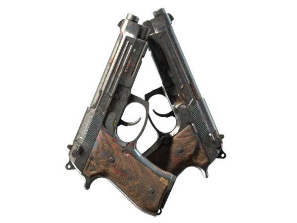 StatTrak™ Dual Berettas | Убежище (Закалённое в боях)