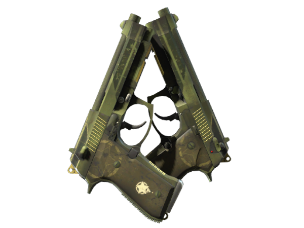 StatTrak™ Dual Berettas | Возмездие (Немного поношенное)