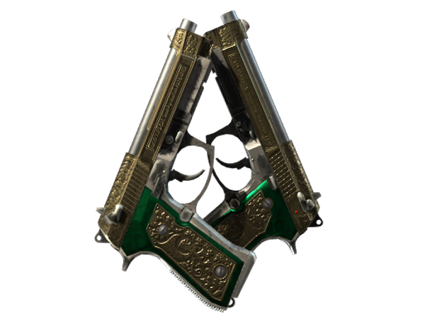 StatTrak™ Dual Berettas | Royal Consorts (Battle-Scarred)