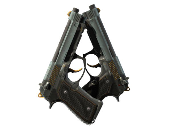 StatTrak™ Dual Berettas | Ventilators (Field-Tested)