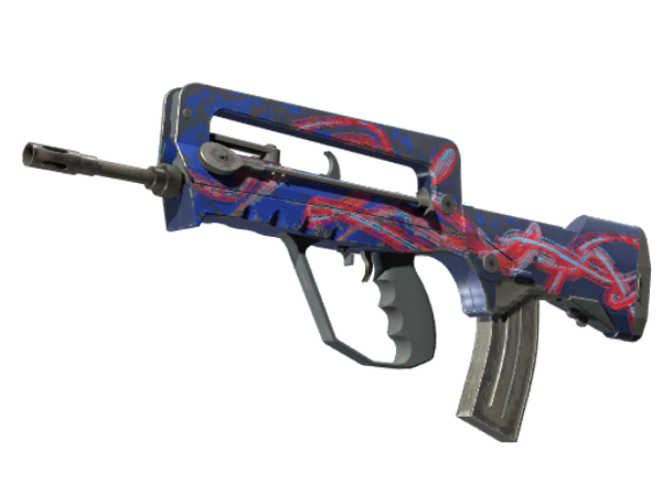 StatTrak™ FAMAS | Afterimage (Minimal Wear)