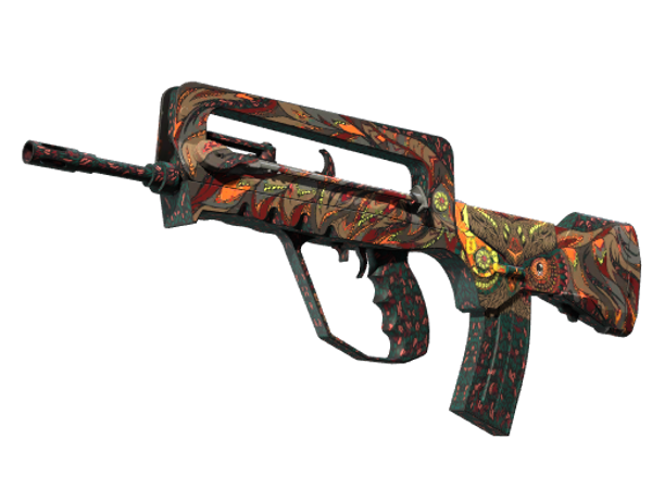 StatTrak™ FAMAS | Eye of Athena (Minimal Wear)