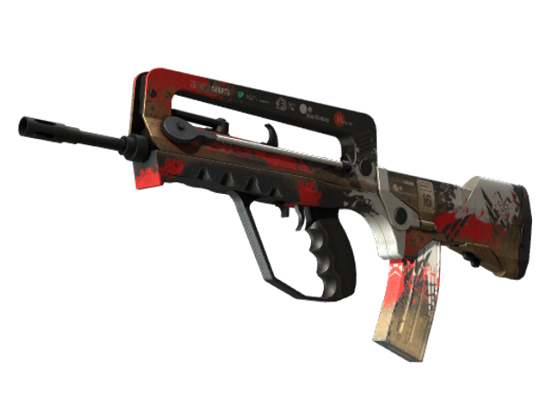 StatTrak™ FAMAS | Roll Cage (Well-Worn)