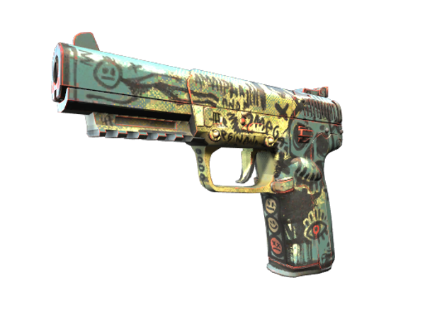 StatTrak™ Five-SeveN | Каракули (Прямо с завода)