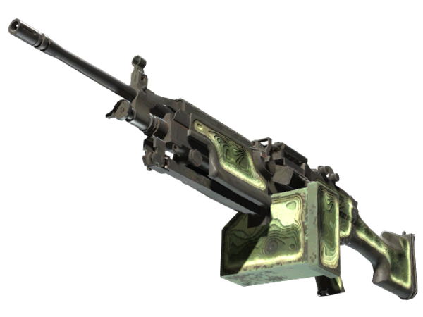 StatTrak™ M249 | Deep Relief (Battle-Scarred)