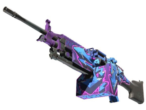 StatTrak™ M249 | Downtown (Minimal Wear)