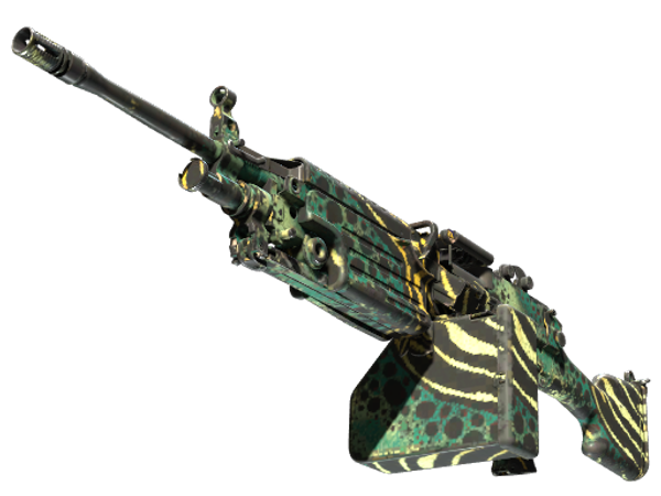 StatTrak™ M249 | Укус изумрудного яда (После полевых испытаний)