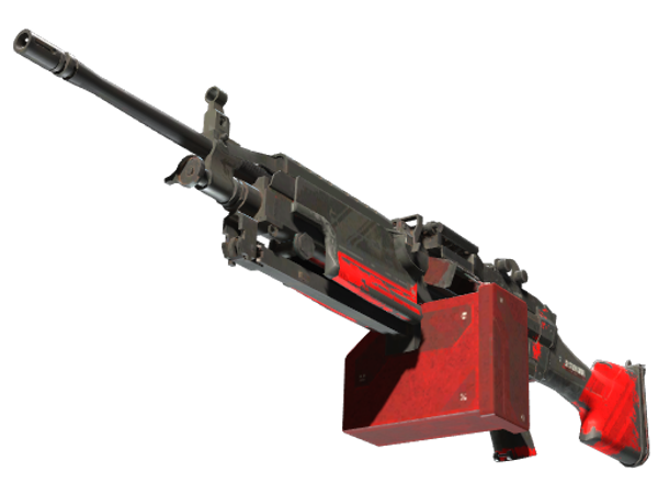 StatTrak™ M249 | System Lock (Battle-Scarred)