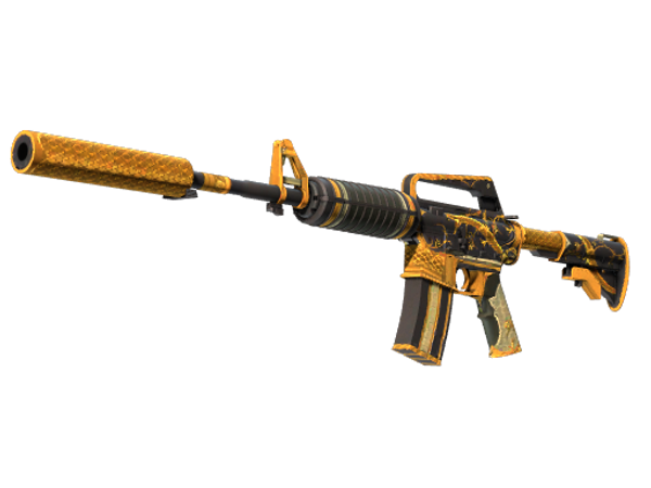 StatTrak™ M4A1-S | Golden Coil (Well-Worn)