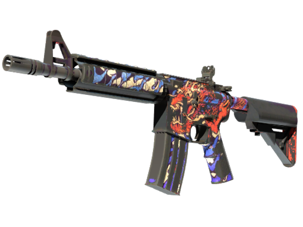 StatTrak™ M4A4 | 龍王 (Dragon King) (Battle-Scarred)
