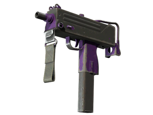 StatTrak™ MAC-10 | Ultraviolet (Battle-Scarred)