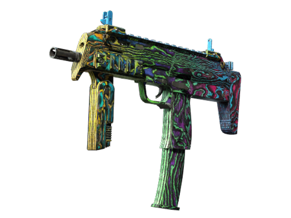 StatTrak™ MP7 | Neon Ply (Factory New)