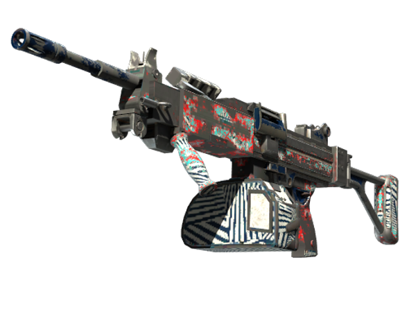 StatTrak™ Negev | Dazzle (Battle-Scarred)