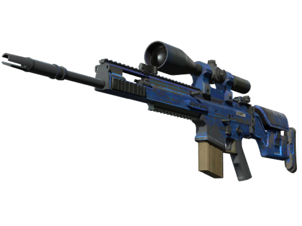 StatTrak™ SCAR-20 | Blueprint (Battle-Scarred)