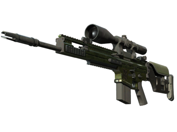 StatTrak™ SCAR-20 | Зелёный морпех (Закалённое в боях)