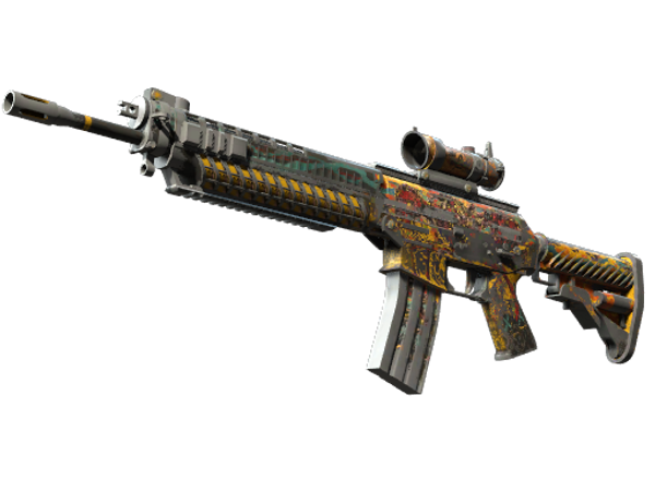 StatTrak™ SG 553 | Colony IV (Battle-Scarred)