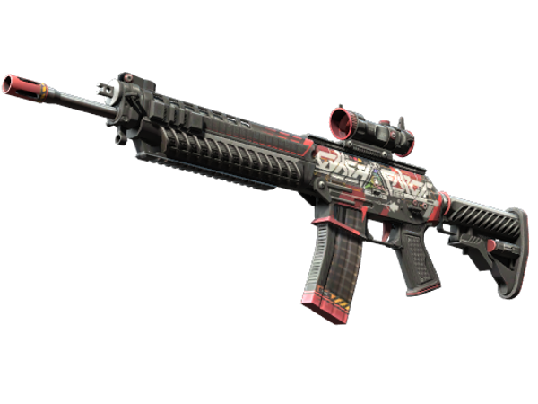 StatTrak™ SG 553 | Cyberforce (Minimal Wear)