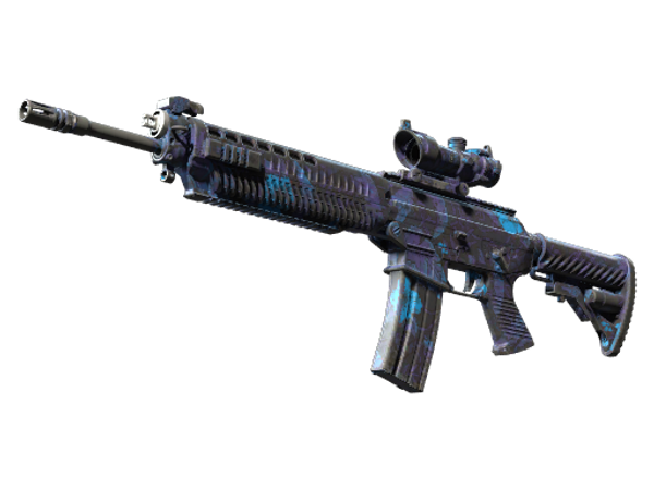 StatTrak™ SG 553 | Алоха (Поношенное)