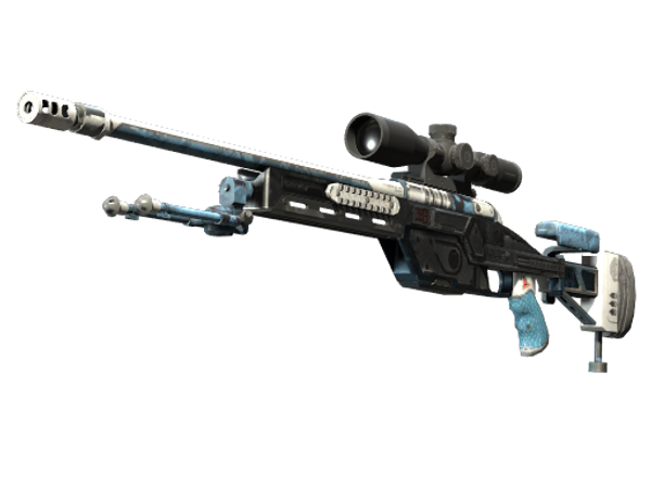 StatTrak™ SSG 08 | Ghost Crusader (Well-Worn)