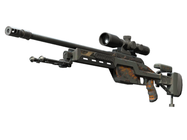 StatTrak™ SSG 08 | Death's Head (Battle-Scarred)