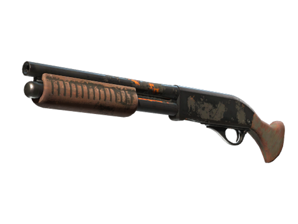StatTrak™ Sawed-Off | Пиксельный камуфляж «Ржавчина» (Закалённое в боях)