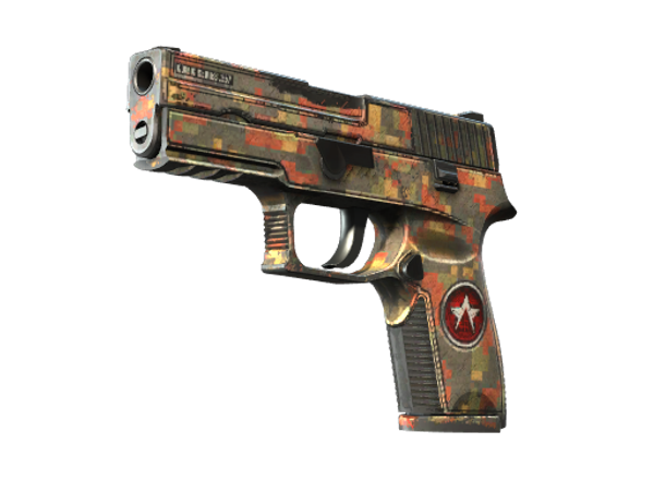 StatTrak™ P250 | Red Rock (Battle-Scarred)