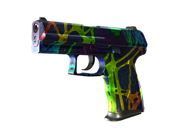 StatTrak™ P2000 | Acid Etched (Battle-Scarred)