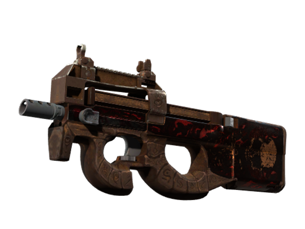 StatTrak™ P90 | Shallow Grave (Battle-Scarred)