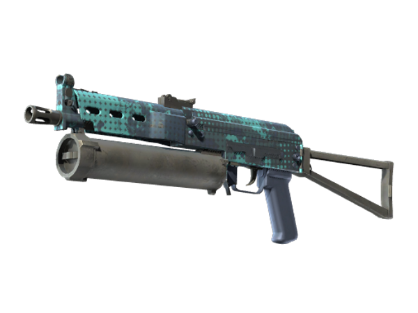 StatTrak™ PP-Bizon | Cobalt Halftone (Minimal Wear)