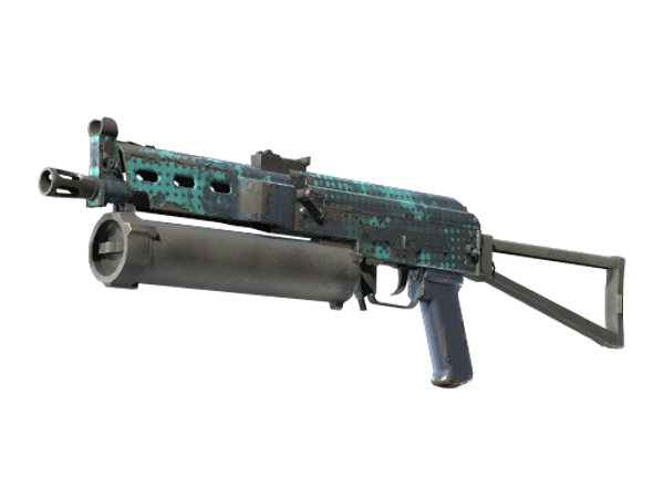 StatTrak™ PP-Bizon | Cobalt Halftone (Well-Worn)