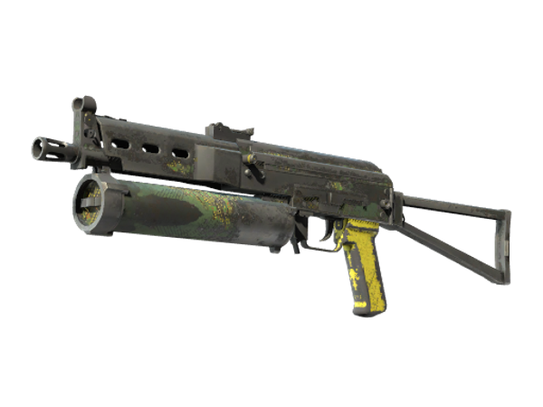 StatTrak™ PP-Bizon | Jungle Slipstream (Battle-Scarred)
